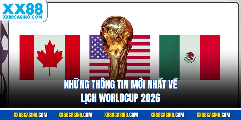 Những thông tin mới nhất về lịch WorldCup 2026